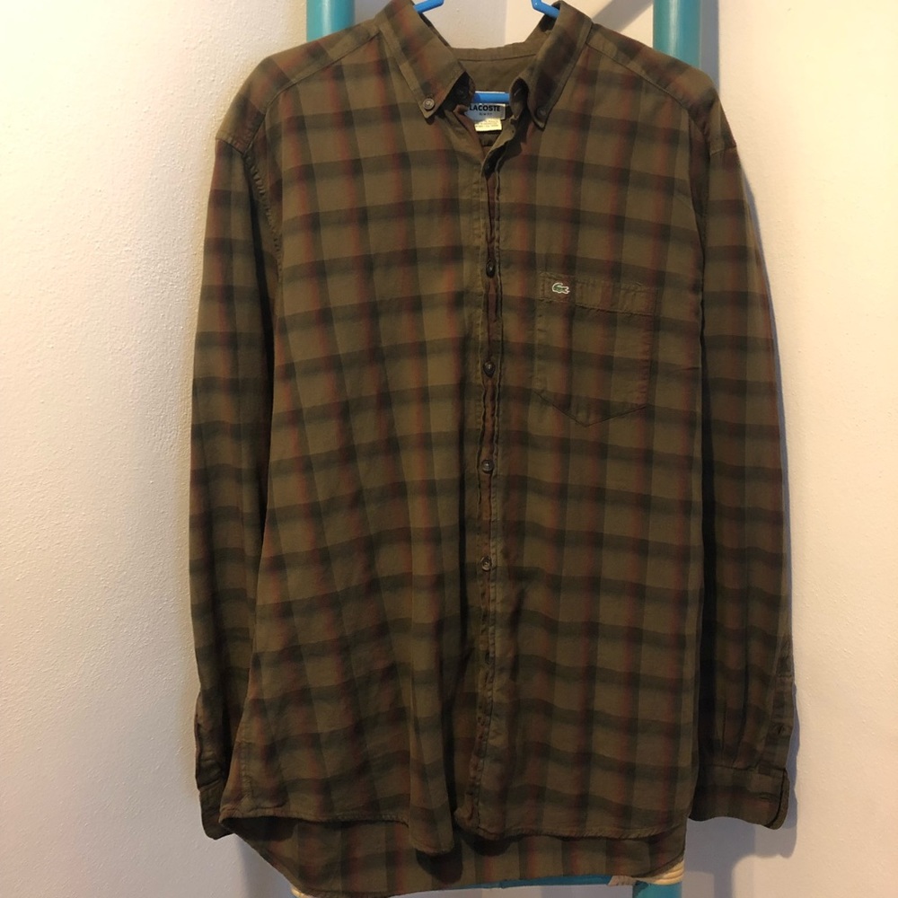 Men’s Lacoste Long Sleeve Button Down